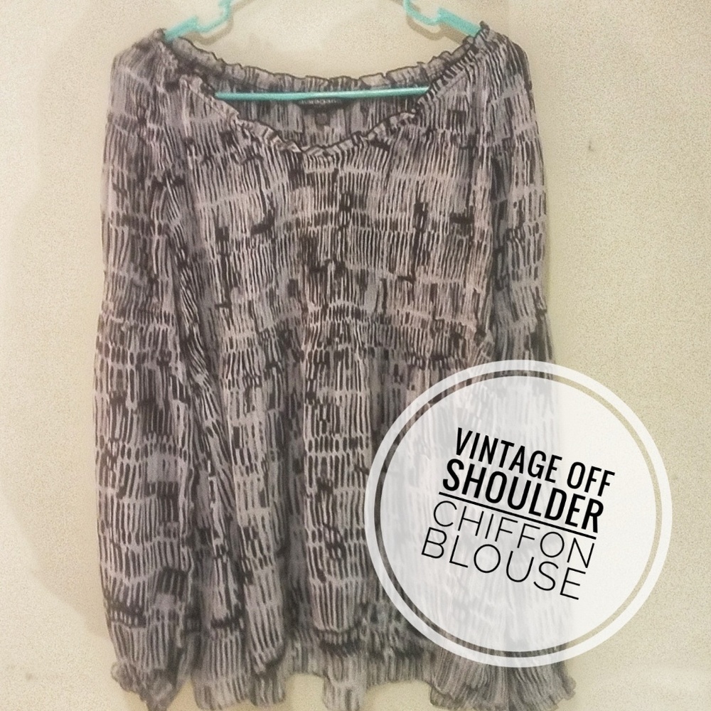 Vintage 90's Chiffon Blouse